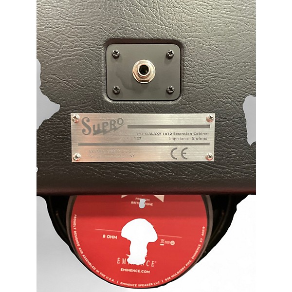 Used Supro 1797 GALAXY 1X12 EXTENSION CABINET Guitar Cabinet