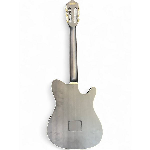 Used Ibanez tim henson gray Nylon String Acoustic Guitar