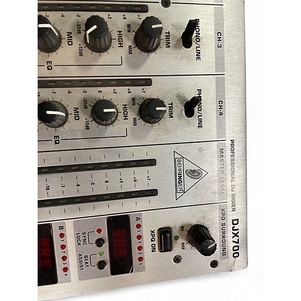 Used Behringer DJX700 5-Channel Pro DJ Mixer