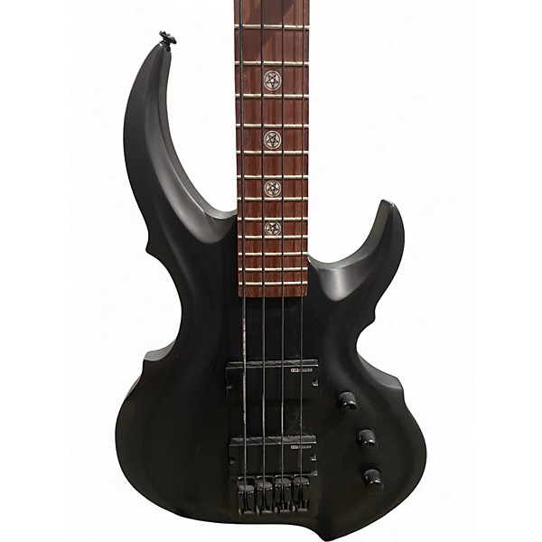 Used ESP ta204 Black Electric Bass Guitar