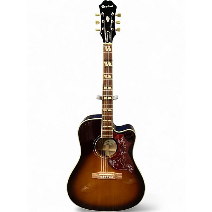 Used Epiphone Hummingbird Pro 2 Color Sunburst Acoustic