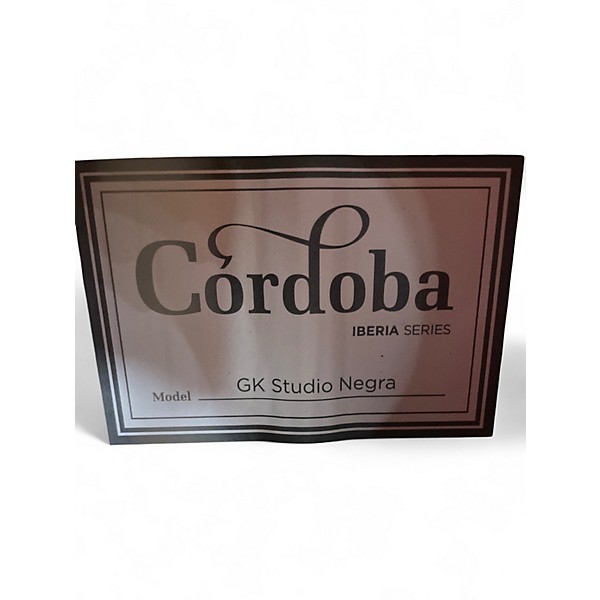 Used Cordoba GK Studio Negra Natural Classical Acoustic Guitar