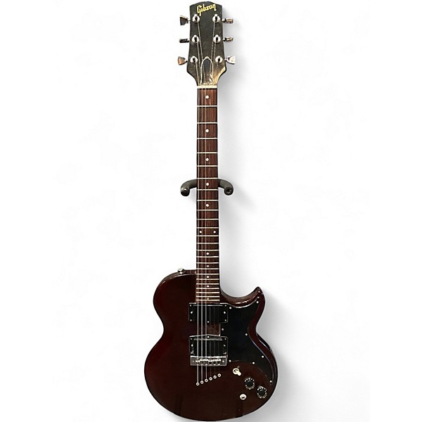 Vintage 1970s Gibson L6S Wine Red Solid Body Electric Guitar