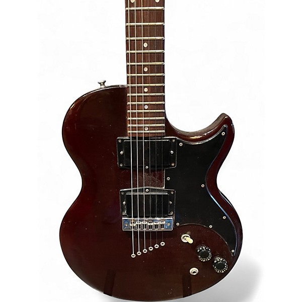 Vintage 1970s Gibson L6S Wine Red Solid Body Electric Guitar