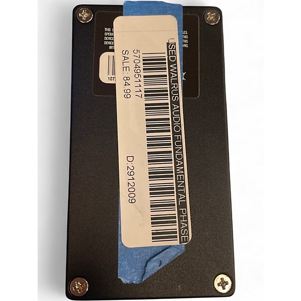 Used Walrus Audio FUNDAMENTAL PHASER Effect Pedal