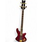 Used Schecter Guitar Research Elite 4 String Red Electric Bass Guitar thumbnail
