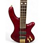 Used Schecter Guitar Research Elite 4 String Red Electric Bass Guitar