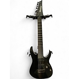 Used Ibanez RGIT27E Iron Label 7 String Black Solid Body Electric Guitar
