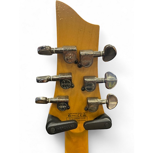 Used Schecter Guitar Research Omen Extreme 6 Ocean Blue Burst Solid Body Electric Guitar