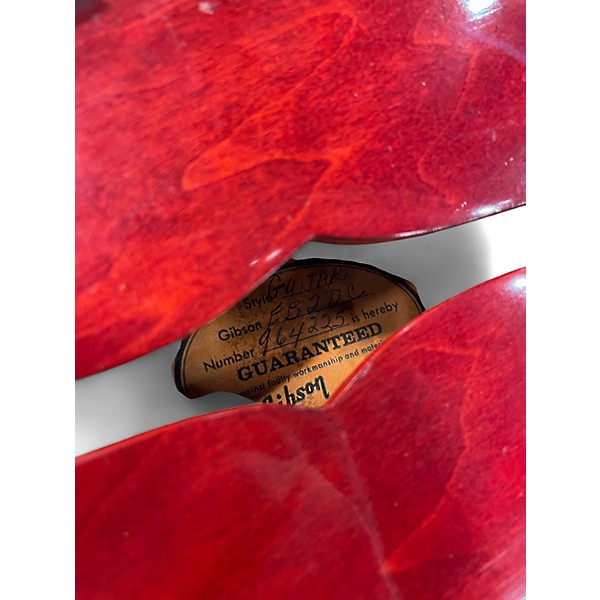 Vintage 1960s Gibson EB2 Cherry Electric Bass Guitar