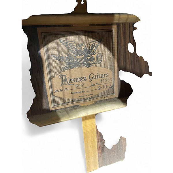 Used Alvarez 5059 Natural Acoustic Guitar