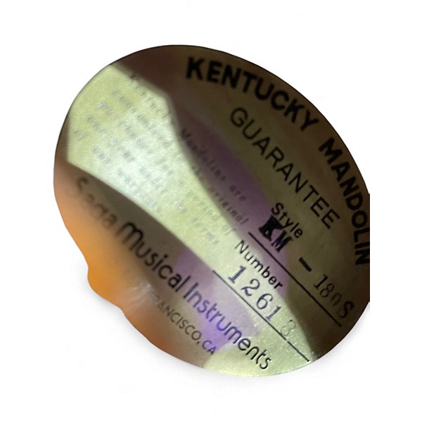 Used Kentucky km180s Natual Mandolin