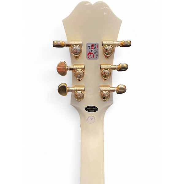 Used Epiphone DOT ES 355 Antique White Hollow Body Electric Guitar