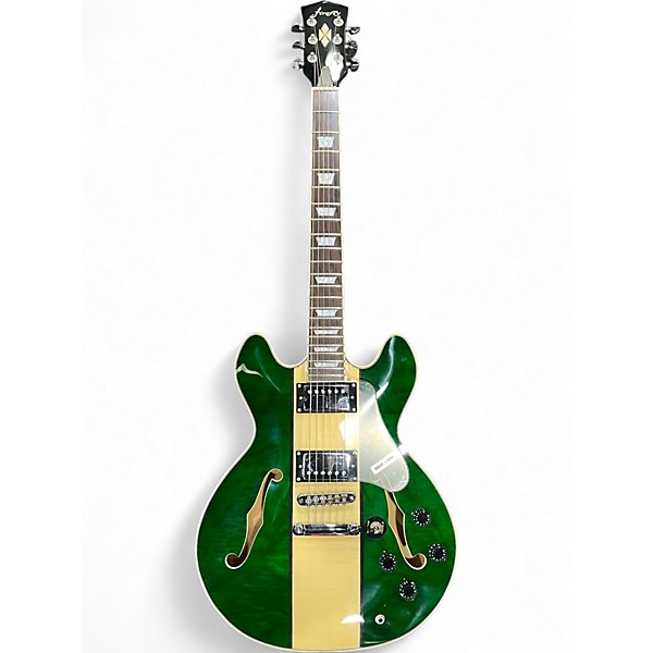 Used Firefly 335 Hollow Body Green Hollow Body Electric Guitar