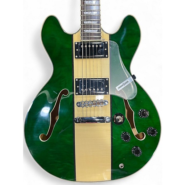 Used Firefly 335 Hollow Body Green Hollow Body Electric Guitar