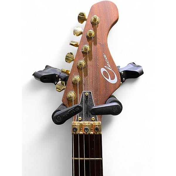 Used Eleca Super Strat HSS Natural Solid Body Electric Guitar