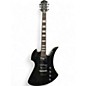 Used B.C. Rich Masterpiece Mockingbird Trans Black Solid Body Electric Guitar thumbnail