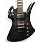 Used B.C. Rich Masterpiece Mockingbird Trans Black Solid Body Electric Guitar