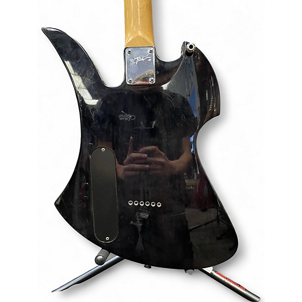 Used B.C. Rich Masterpiece Mockingbird Trans Black Solid Body Electric Guitar