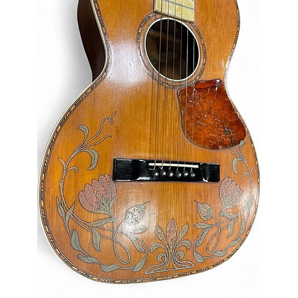 Vintage 1930s Regal Hawaiian Flat Top Natural Acoustic Guitar