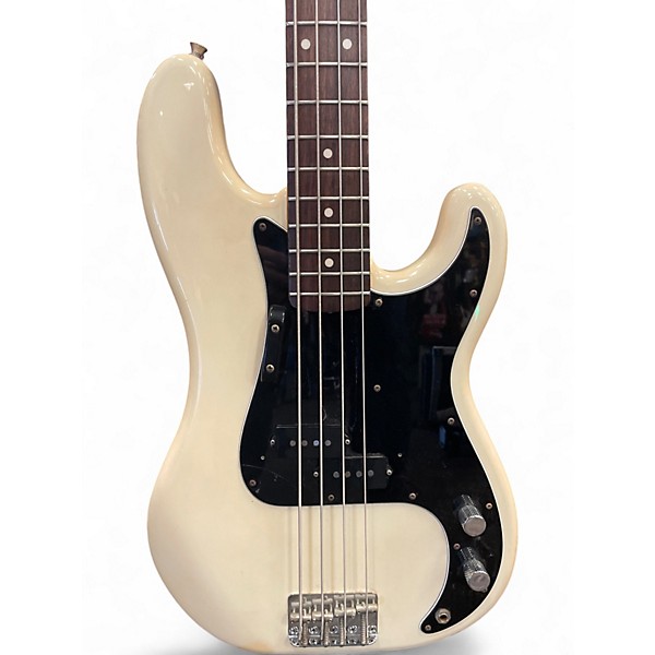 Used 2004 Fender 70 Vintage Reissue Precision Bass pb70 Antique White Electric Bass Guitar
