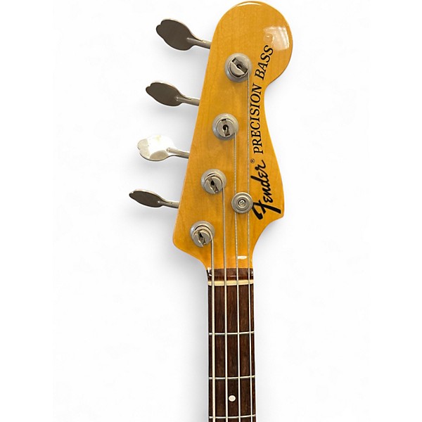 Used 2004 Fender 70 Vintage Reissue Precision Bass pb70 Antique White Electric Bass Guitar