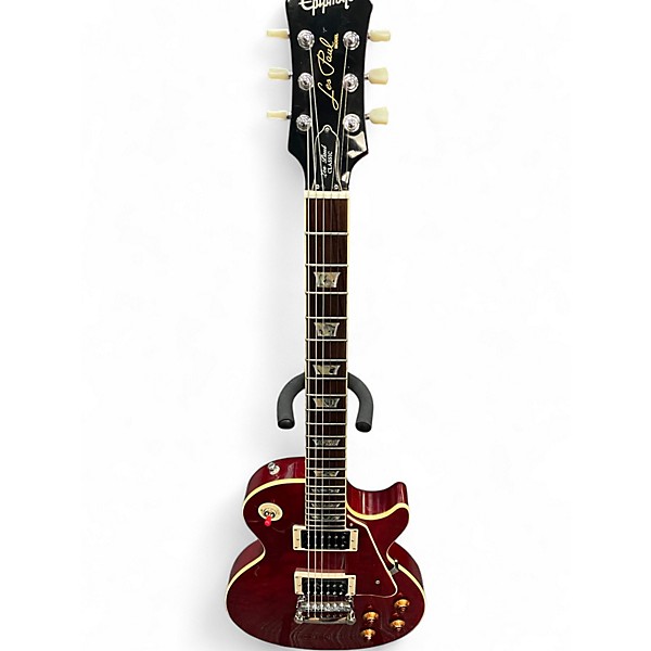 Used Epiphone Les Paul Classic RED QUILT Solid Body Electric Guitar
