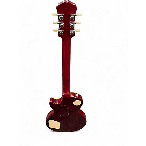 Used Epiphone Les Paul Classic RED QUILT Solid Body Electric Guitar