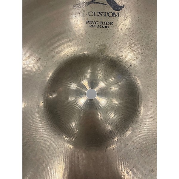 Used Zildjian 20in A Custom Ping Ride Cymbal