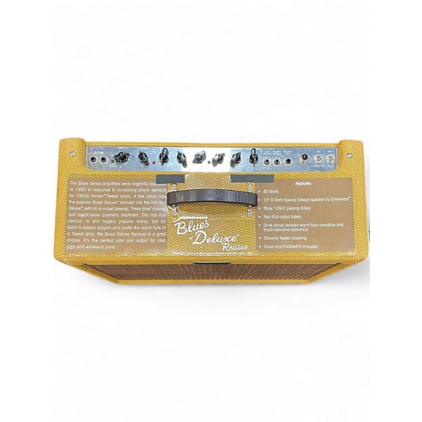 Used Fender Blues Deluxe Reissue 40W 1x12 Tweed Tube Guitar Combo Amp