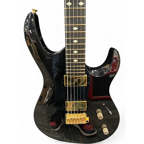 Used Kiesel Aries Black Solid Body Electric Guitar