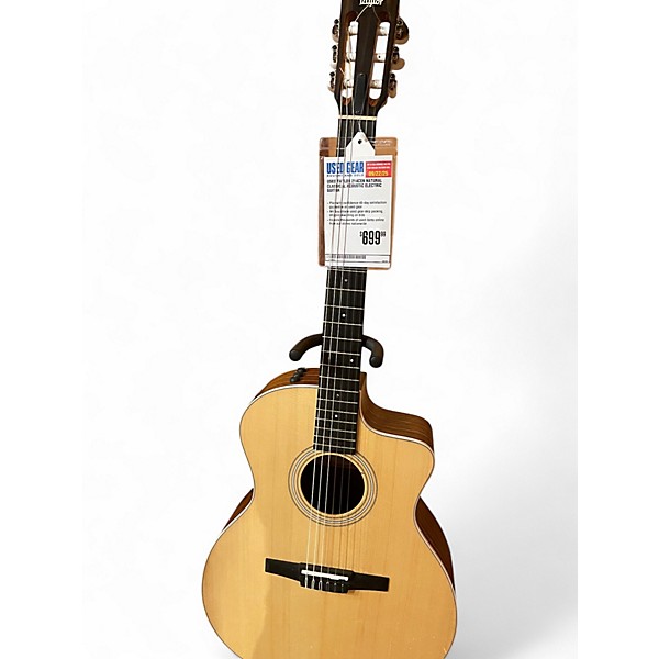 Used Taylor 214CEN Natural Classical Acoustic Electric Guitar