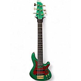 Used Fernandes Gravity 6 Emerald Green Electric Bass Guitar