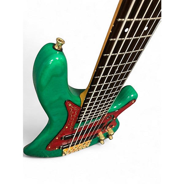 Used Fernandes Gravity 6 Emerald Green Electric Bass Guitar