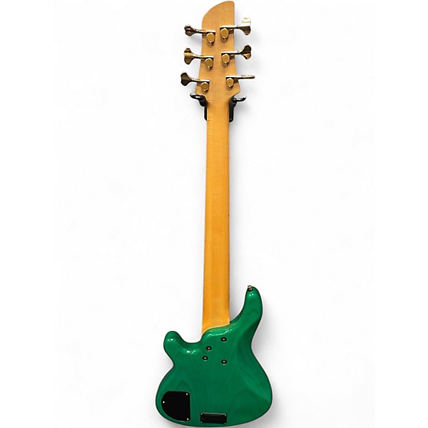 Used Fernandes Gravity 6 Emerald Green Electric Bass Guitar