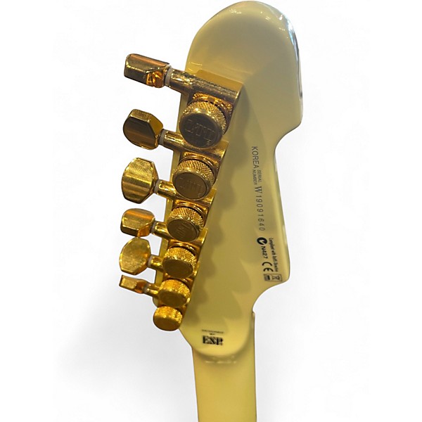 Used Ltd PHOENIX-1000 Vintage White Solid Body Electric Guitar