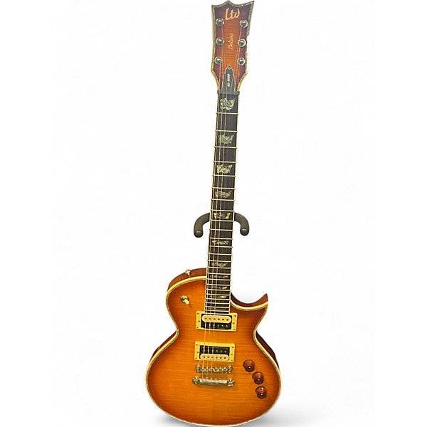 Used Ltd EC1000 Deluxe 2 Color Sunburst Solid Body Electric Guitar