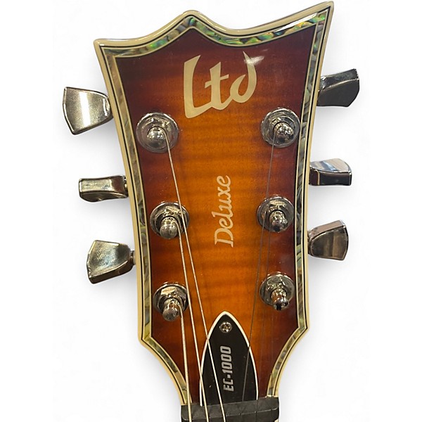 Used Ltd EC1000 Deluxe 2 Color Sunburst Solid Body Electric Guitar