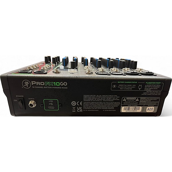 Used Mackie PROFX10 GO Powered Mixer