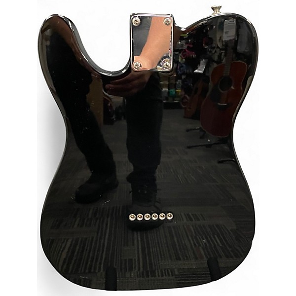 Used 2004 Fender Standard Telecaster Black Solid Body Electric Guitar