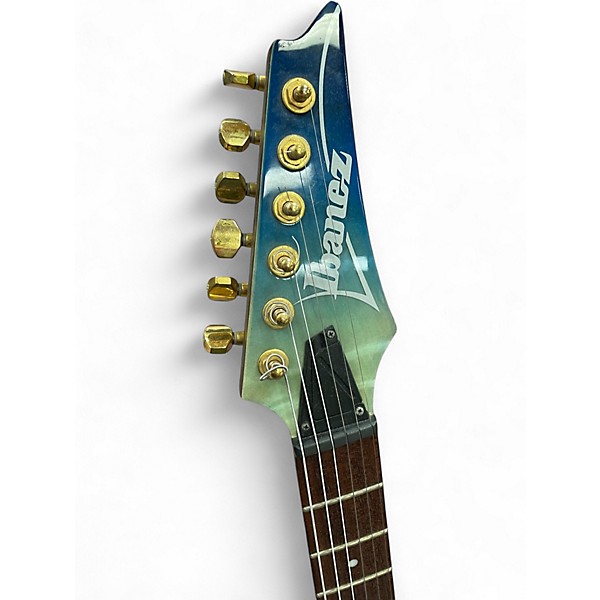 Used Ibanez RG421HPFM Blue Reef Gradation Solid Body Electric Guitar