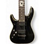 Used Schecter Guitar Research DIAMOND SERIES BLACKJACK LEFT HANDED Black Solid Body Electric Guitar