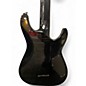 Used Schecter Guitar Research DIAMOND SERIES BLACKJACK LEFT HANDED Black Solid Body Electric Guitar