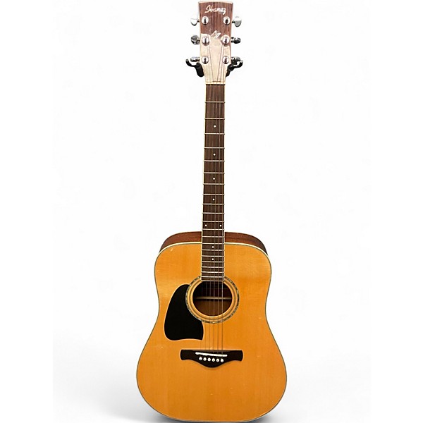 Used Ibanez AW300 Left Handed Natural Acoustic Guitar