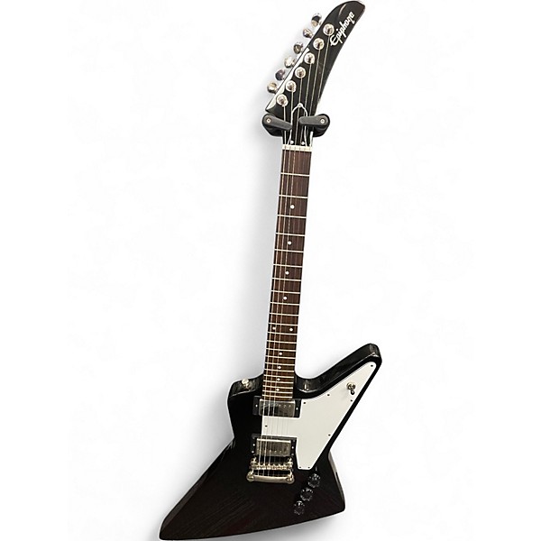 Used Epiphone Explorer Black Solid Body Electric Guitar