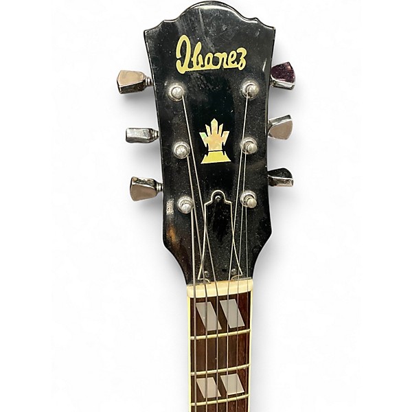 Vintage 1970s Ibanez 2355 2 Color Sunburst Hollow Body Electric Guitar