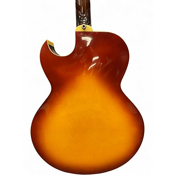 Vintage 1970s Ibanez 2355 2 Color Sunburst Hollow Body Electric Guitar