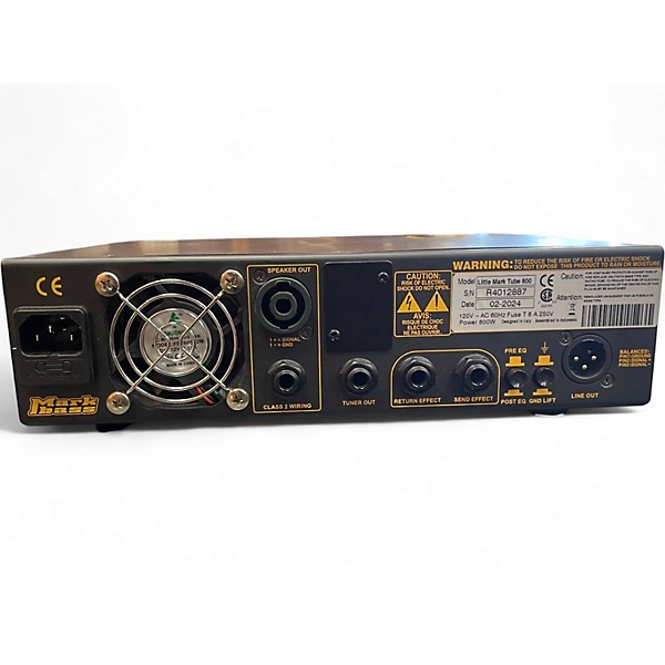 Used Markbass Little Mark Tube 800 Tube Bass Amp Head