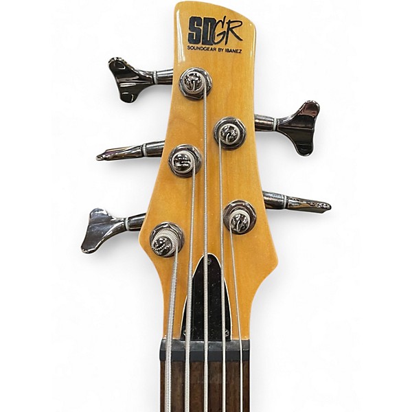 Used Ibanez SR405 5 String Natural Electric Bass Guitar