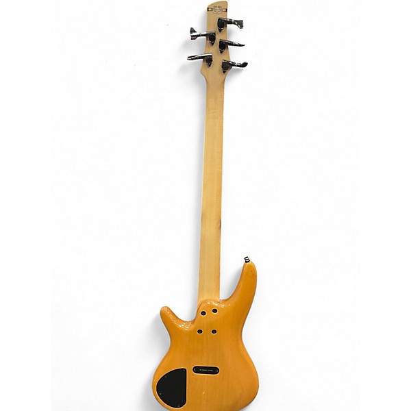Used Ibanez SR405 5 String Natural Electric Bass Guitar
